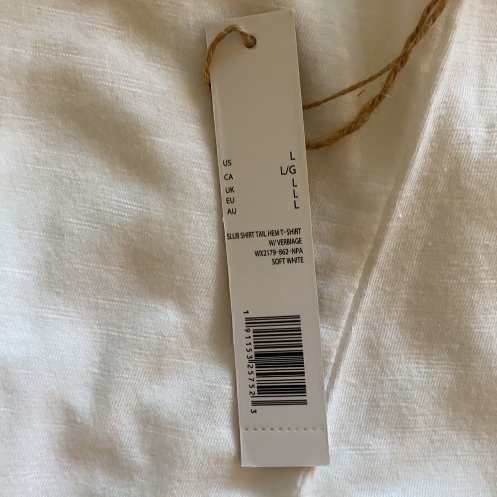 NWT Rae Dunn BOSS LADY White T-Shirt Size L - Picture 8 of 9